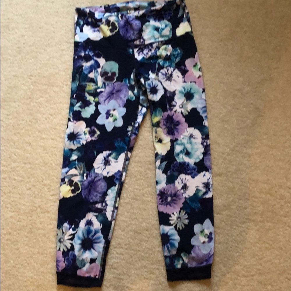 Old Navy Crop Floral Leggings